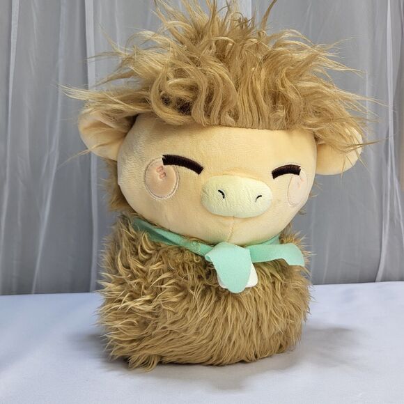 Honeymaru Fluffy Highland Cow Plush 10" BoxLunch Exclusive Kawaii Cute Box Lunch - Picture 2 of 12